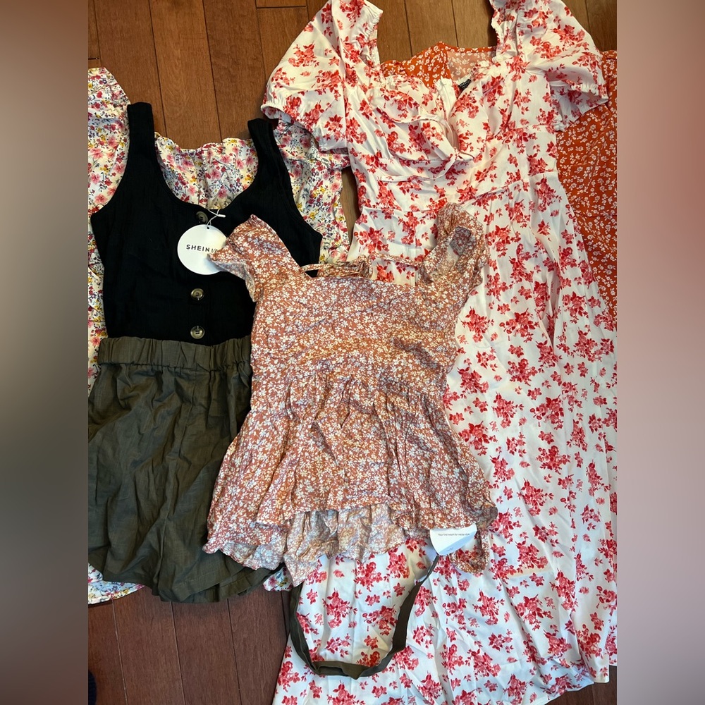 Size Large SHEIN women’s clothing lot NWT & NWOT - 5 items
